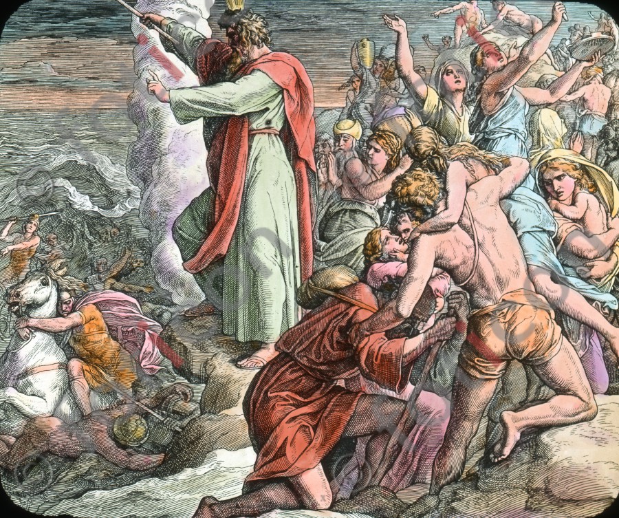 Rettung der Israeliten | Salvation of the Israelites - Foto foticon-simon-045-048.jpg | foticon.de - Bilddatenbank für Motive aus Geschichte und Kultur